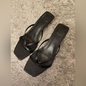 H&M kitten heel strap sandals